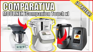 COMPARATIVA MOULINEX ICOMPANION TOUCH XL ⚡️ vs 💥 THERMOMIX TM6 ⚡️ vs 💥 TAURUS MYCOOK TOUCH [upl. by Nadnarb]