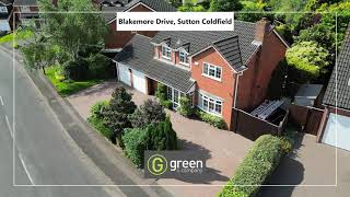 Blakemore Drive Sutton Coldfield B75 7RN Property for sale Estate Agent Virtual Tour Drone [upl. by Fabrice]