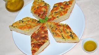 Reteta Focaccia cu rozmarin si busuioc  JamilaCuisine [upl. by Arbua762]