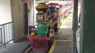 Storytown Train at Six Flags Great Escape • Full Train Ride • 2023 4K [upl. by Matty632]