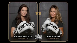 Zuidas Business Boxing Part III  Lianne Havinga vs Awa Pienaar [upl. by Anifur]