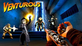 Venturous  A Superb Indiana Jones Inspired DOOM Total Conversion Mod Where You Hunt For Atlantis [upl. by Barty]