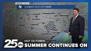 Summer in October Texas Heat Continues with No Rain in Sight [upl. by Ahtabbat]