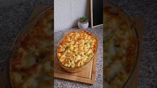 einfacher leckerer Nudelauflauf mit Gemüse und Sahnesauce Gratin Auflauf Casserole غراتان المعكرونة [upl. by Engedus]