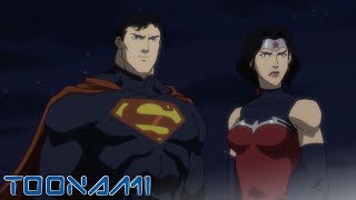 La Ligue des Justiciers vs Les Teen Titans  Extrait 1  Toonami [upl. by Nylirrehs637]