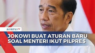 Presiden Jokowi Teken PP Menteri hingga Wali Kota Ikut Pilpres 2024 Tak Perlu Mundur [upl. by Colwell]