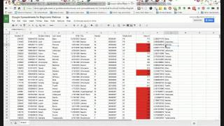 Google Spreadsheets for Beginners [upl. by Anaic539]