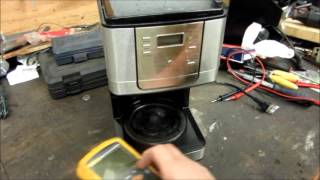 Coffee Maker  Very Unsafe Design  Electric shock hazard [upl. by Eirollam]