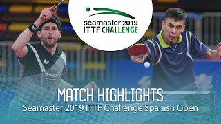 Steffen Mengel vs Vitor Ishiy  2019 ITTF Challenge Spanish Open Highlights 14 [upl. by Enilra]