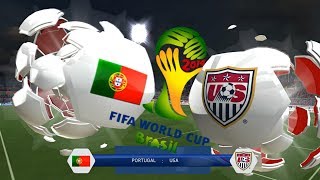 Portugal gegen USA  WM 2014 in Brasilien ACHTELFINALE  Let´s Play Fifa 14  POR 05 [upl. by Gereld427]