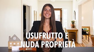 Nuda proprietà e usufrutto investire in questa formula immobiliare [upl. by Malvina897]