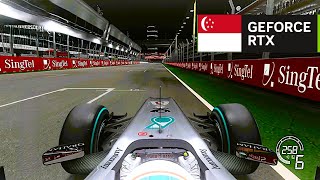 F1® 2010 quotMercedes W01quot Singapore Hot Lap  139539 [upl. by Alecia]