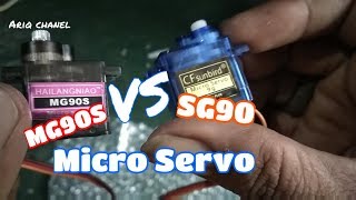 MG90S vs SG90 [upl. by Inafetse]