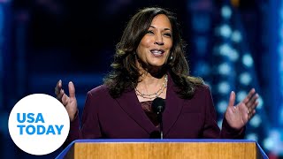 Kamala Harris accepts Democratic Party nomination for Vice President  USA TODAY [upl. by Myranda]