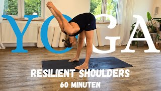 Yoga  Resilient Shoulders  60 Minuten  Kevin Auditor Yoga [upl. by Anifares]