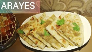 arayesrecipestuffedpita meatstuffed ARAYESLEBANESE MEAT STUFFED PITAARABIC DISHshanus talks [upl. by Aihcsrop]