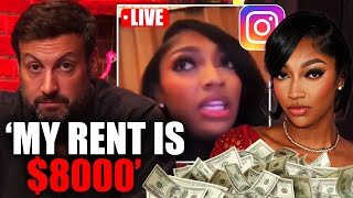 Angel Reese Whines About WNBA Salary With 8000month Rent  OutKick Hot Mic [upl. by Cadmann867]