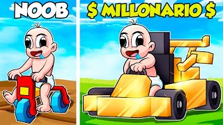 ¡AUTO de NOOB vs AUTO de MILLONARIO 😂💰🚗 MINECRAFT pero BEBE NOOB [upl. by Adamsen]