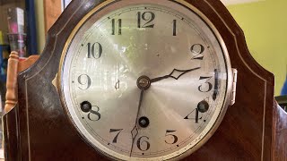 1930s Mantel Clock with Westminster Favori amp English Whittington Chimes [upl. by Heathcote436]