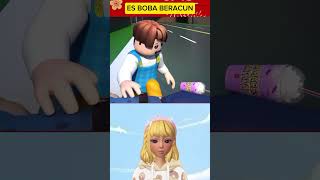 ES BOBA UNGU BERACUN roblox storytelling robloxshorts animasiroblox trendingshorts cartoon [upl. by Gunas]