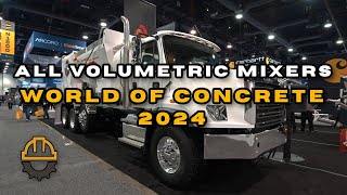 All of the Volumetric Mixers at World of Concrete 2024 [upl. by Floyd]