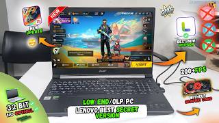 2024 Lenovo Emulator Best For Low End PC Free Fire OB45 New Update  Best New Emulator For PC [upl. by Torrance]