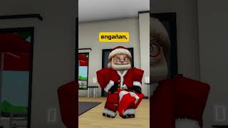 KAREN LE MINTIÓ A SANTA EN ROBLOX HASTA QUE ⛏️ shorts [upl. by Imik]