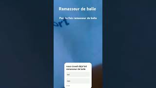 Ramasseur de balle [upl. by Ennis]