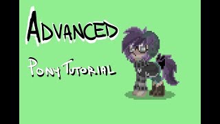 Ponytown How to make a pony ADVANCED TUTORIAL [upl. by Learsi]