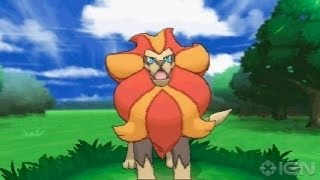 Pokemon X and Pokemon Y Pyroar Revealed [upl. by Yanttirb69]