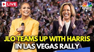 LIVE Jennifer Lopez Campaigns With Kamala Harris at Las Vegas Rally for Latino Votes  Mana  N18G [upl. by Iraam]