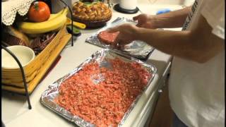 Brisket Burgers  home ground beef [upl. by Akemahs]