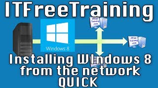 Installing Windows 8 from the network [upl. by Nymassej]