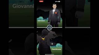 Beating Giovanni with low cp Pokemons trending pogoshout pokemon pogo [upl. by Ayaet317]