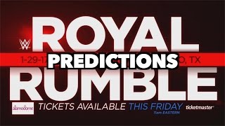 WWE Royal Rumble 2017 Predictions [upl. by Kryska]