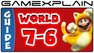 Super Mario 3D World  World 76 Green Stars amp Stamp Locations Guide amp Walkthrough [upl. by Neelhtac]