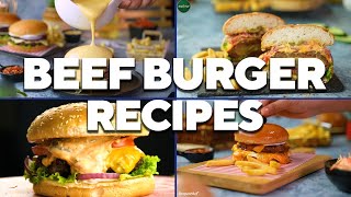 Juicy Beef Burger  Classic Beef Burger Recipes Collection by SooperChef [upl. by Jephum]