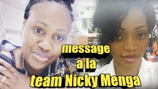 MESSAGE A LA TEAM NICKY MENGA [upl. by Sherman]