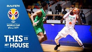 Senegal v Nigeria  Highlights  FIBA Basketball World Cup 2019  African Qualifiers [upl. by Attenor]