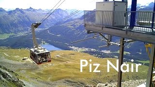 SWITZERLAND Piz Nair 3057m summit above St Moritz [upl. by Edmead]