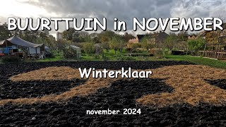 Wandeling over de Buurttuin in november Winterklaar [upl. by Gabrielson839]