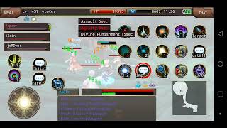 Iruna Online  High Wizard With Full Party Vs Sturm 450  2x Run [upl. by Quick]