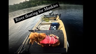 River Float for Muskies part I [upl. by Chauncey1]