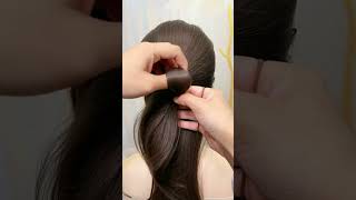 Simple hairstyles with beautiful clawclip hairstyle tutorial clawclip trendyhairstyles shorts [upl. by Idmann]