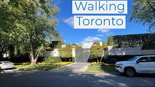 Walking Park Lane Circle in North York Torontos Bridle Path Neighbourhood 10102024 [upl. by Crocker]