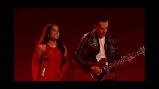 LATIN GRAMMYS 2024 POR EL CONTRARIO Becky G Angela Aguilar Leonardo Aguilar [upl. by Moitoso]