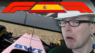 LAZARETTRennen  Spanien 12 🎮 F1 2017 S2 9 [upl. by Annauqaj]