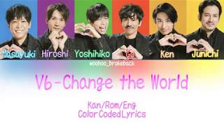 V6  Change the World Inuyasha Opening color coded lyrics KanRomEng [upl. by Anika978]