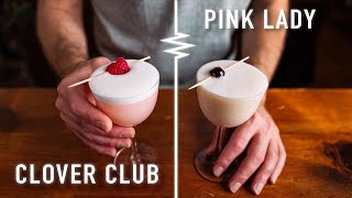 Clover Club vs The Pink Lady  two similar drinks [upl. by Alleuol]