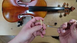 Violin Soundpost Setting [upl. by Jeannie]